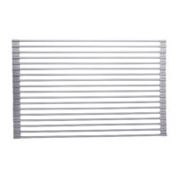 True & Tidy, Multi-Purpose Over The Sink Roll-Up Drying Rack, DR-881, Gray