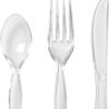 Dixie Clear Heavyweight Plastic Combo Cutlery with Reclosable Tray (180 ct.)