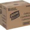 Dixie Clear Heavyweight Plastic Combo Cutlery with Reclosable Tray (180 ct.)