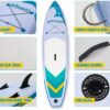 Quashley Inflatable Stand Up Paddle Board 11'x 33"x 6" with SUP Accessories, Bottom fins, Non-Slip Deck, Backpack, Wide Stance, Hand Pump, Leash, Premium Surfing Board Quashley Inflatable Stand Up Paddle Board 11'x 33"x 6" with SUP Accessories, Bottom fins, Non-Slip Deck, Backpack, Wide Stance, Hand Pump, Leash, Premium Surfing Board