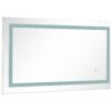LED Bathroom Mirror with Lights, 40×24 Inch Smart Vanity Mirrors,Lighted Wall Mounted Anti-Fog Dimmable Mirror,Adjustable White/Warm/Natural Lights(Horizontal/Vertical)