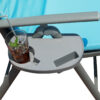 Outdoor Lightweight Folding Chaise Lounge Chair For Patio Lawn Beach Pool Side Sunbathing