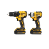 DEWALT DCK277C2 2-Tool 20-Volt Max Brushless Power Tool Combo Kit with Soft Case (2-Batteries and charger Included)