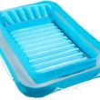 Inflatable Tanning Pool Lounge Float | Suntan Raft Float | Personal Pool Lounger | Tanning Pool with Pillow | Sunbathing Pool (Blue) | 13 Years+