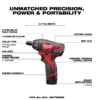 Milwaukee 2401-22-2456-20 M12 12-Volt Lithium-Ion Cordless 1/4 in. Hex Screwdriver and 1/4 in. Ratchet Combo Kit (2-Tool)