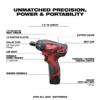 Milwaukee 2401-22-2362-20 M12 12-Volt Li-Ion Cordless 1/4 in. Hex Screwdriver Kit with M12 400 Lumens LED Lantern/Trouble Light with USB Charging
