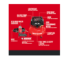 CRAFTSMAN CMEC1KIT18 6-Gallon Single Stage Portable Corded Electric Pancake Air Compressor with Accessories (1-Tool Included)
