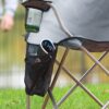 Coleman Camping Chair with Built-in 4 Can Cooler, Grey/Black Coleman Camping Chair with Built-in 4 Can Cooler, Grey/Black