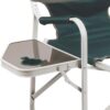 Coleman Outpost Breeze Portable Folding Deck Chair with Side Table