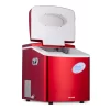 NewAir Portable Ice Maker 50 lb. Daily - Countertop Design - 3 Size Bullet Shaped Ice - AI-215R - Red