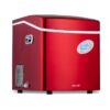 NewAir Portable Ice Maker 50 lb. Daily - Countertop Design - 3 Size Bullet Shaped Ice - AI-215R - Red