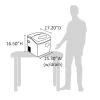 NewAir Portable Ice Maker 50 lb. Daily - Countertop Design - 3 Size Bullet Shaped Ice - AI-215R - Red