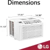 LG 260-sq ft Window Air Conditioner (115-Volt; 6000-BTU)