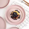 Stone Lain Albie Stoneware 32-Piece Dinnerware Set, Easter Pink