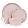 Stone Lain Albie Stoneware 32-Piece Dinnerware Set, Easter Pink