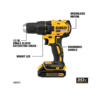 DEWALT DCK277C2 2-Tool 20-Volt Max Brushless Power Tool Combo Kit with Soft Case (2-Batteries and charger Included)
