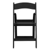 Flash Furniture 4-Pack Black Standard Folding Chair with Upholstered Seat (Indoor or Outdoor) Flash Furniture 4-Pack Black Standard Folding Chair with Upholstered Seat (Indoor or Outdoor)