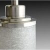 Progress Lighting Alexa 22-in 3-Light Brushed Nickel Modern/Contemporary Vanity Light