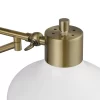 Globe Electric Berkeley 7.5-in W 1-Light White Farmhouse Wall Sconce