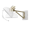 Globe Electric Berkeley 7.5-in W 1-Light White Farmhouse Wall Sconce