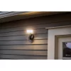 Utilitech 110-Degree 350-Lumen Bronze Solar LED Outdoor Motion-Activated Flood Light with Timer