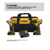 DEWALT DCK277C2 2-Tool 20-Volt Max Brushless Power Tool Combo Kit with Soft Case (2-Batteries and charger Included)