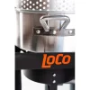 LoCo COOKERS LCFF 10-Quart Deep Fryer, Silver