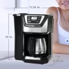 BLACK+DECKER 12-Cup Black/Stainless Residential Drip Coffee Maker, CM5000B
