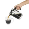 Kalorik Bartista, French Press Coffee Maker Milk Frother 8 in 1 Multi-Use, Stainless Steel