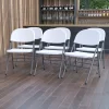 Flash Furniture 6-Pack Granite White Standard Folding Chair with Solid Seat (Indoor) Flash Furniture 6-Pack Granite White Standard Folding Chair with Solid Seat (Indoor)