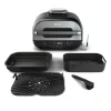 Ninja FG551 Foodi Smart XL 6-in-1 Indoor Grill with Air Fry, Roast, Bake, Broil & Dehydrate, Smart Thermometer, Black/Silver