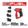 Milwaukee 2505-20 M12 FUEL 12-Volt Lithium-Ion Brushless Cordless 4-in-1 Installation 3/8 in. Drill Driver with 4 Tool Head (Tool-Only)