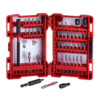 Milwaukee 2401-22-48-32-4023 M12 12-Volt Lithium-Ion Cordless 1/4 in. Hex Screwdriver Kit with SHOCKWAVE Driver Bit Set (45-Piece)