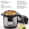 Zavor LUX Edge, 4 Quart Programmable Electric Multi-Cooker: Pressure Cooker, Slow Cooker, Rice Cooker, Yogurt Maker, Steamer and more - Stainless Steel (ZSELE01)