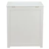 Oceanstar Storage Laundry Hamper, White