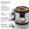 Zavor LUX Edge, 4 Quart Programmable Electric Multi-Cooker: Pressure Cooker, Slow Cooker, Rice Cooker, Yogurt Maker, Steamer and more - Stainless Steel (ZSELE01)