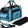 EliteField Soft-Sided Airline-Approved Pet Carrier Bag, Sky Blue