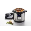 Zavor LUX Edge, 4 Quart Programmable Electric Multi-Cooker: Pressure Cooker, Slow Cooker, Rice Cooker, Yogurt Maker, Steamer and more - Stainless Steel (ZSELE01)
