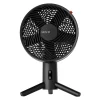 Vornado 9.8-in 3-Speed Indoor Black Oscillating Desk Fan Vornado 9.8-in 3-Speed Indoor Black Oscillating Desk Fan