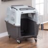 MidWest Skudo Plastic Pet Kennel/Carrier - 27-Inch Deluxe