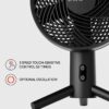 Vornado 9.8-in 3-Speed Indoor Black Oscillating Desk Fan Vornado 9.8-in 3-Speed Indoor Black Oscillating Desk Fan