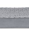 FurHaven Ultra Plush Luxe Lounger Orthopedic Cat & Dog Bed w/Removable Cover, Jumbo (Gray)