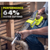 RYOBI PBLRS01K1 ONE+ HP 18V Brushless Cordless Reciprocating Saw Kit with 4.0 Ah HIGH PERFORMANCE Battery and Charger