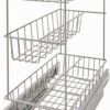 ClosetMaid 8.92-in W x 18.36-in H 3-Tier Pull Out Metal Soft Close Cabinet Organizer