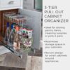 ClosetMaid 8.92-in W x 18.36-in H 3-Tier Pull Out Metal Soft Close Cabinet Organizer