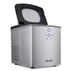 NewAir NIM033SS00 Portable Countertop Ice Maker, Silver | 33 lbs. Of Ice A Day, Ice Cubes Ready In 8 Minutes With 2 Ice Bullet Sizes | Ideal For Home, Office, Bar, RV
