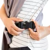 Moby Easy-Wrap Carrier | Baby Carrier and Wrap in One for Mothers, Fathers, and Caregivers | Designed for Newborns, Infants, and Toddlers | Holder Can Carry Babies up to 33 lbs | Smoked Pearl