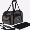 EliteField Soft-Sided Airline-Approved Pet Carrier Bag, Charcoal Gray