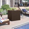 Suncast 27.5-in L x 26.75-in 60-Gallon Java Plastic Deck Box
