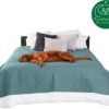 FurHaven Waterproof Cat & Dog Blanket Protector, Quilted Nile Blue - 68" x 82" - Full